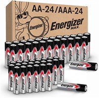 Батарейки Energizer AA и AAA, 24 батарейки Max Double A и 24 батарейки Max Triple A, 48 штук 1000008431