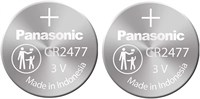 Литиевая батарейка Panasonic CR2477 3 В (комплект из 2 шт.) 1000008435