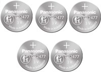 Литиевая батарейка Panasonic CR2477 3 В (упаковка из 5 штук) 1000008443