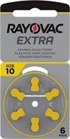 Батарейки для слуховых аппаратов Rayovac Extra Advanced размера 10 (упаковка 60 шт.) 1000008444