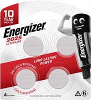 Литиевые батарейки-таблетки Energizer 2025, упаковка из 4 шт. 1000008460