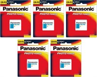Panasonic Photo Power CR-P2 1 литиевая батарея 6 В (упаковка из 5 штук) 1000008467