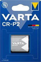 Литиевая батарейка VARTA CR-P2 Professional от Electronics, 1 шт., в оригинальной блистерной упаковке по 1 шт. 1000008471