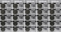 Батарейка Energizer 2032 CR2032 литиевая 3 В (упаковка по 5 штук) 1000008487