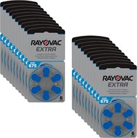 Батарейки для слуховых аппаратов Rayovac 120 675 Extra Advanced PR44 Батарейки для слуховых аппаратов 675AE A675 DA675 P675 PR675H 1000008498