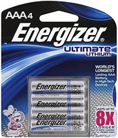 Литиевая батарейка Energizer L92 AAA Ultimate 1000008512
