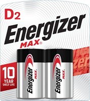 Щелочные батарейки Energizer MAX D, 2 шт. 1000008519