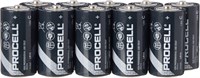 Батарейки Duracell Procell C, 10 шт., черные 1000008533
