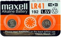 Щелочные батарейки Maxell 2 x LR41 /192 / AG3 / V3GA 1,5 В 1000008541