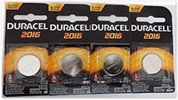 Батарейка Duracell DL2016 CR2016 DL2016B 3-вольтовая литиевая таблетка — упаковка из 4 штук 1000008547