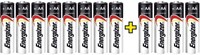 Щелочные батарейки Energizer Max AA — упаковка из 12 штук (8 + 4 бесплатно) 1000008568