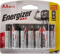 Щелочные батарейки Energizer Max Aa 8 4 шт. 1000008576