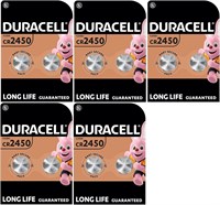 10 батареек Duracell Cr 2450 Lithium (5 блистеров по 2 батарейки) 10 батареек 1000008592