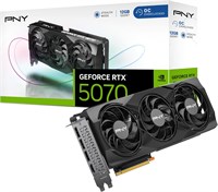 Видеокарта PNY GeForce RTX™ 5070 12 ГБ OC DLSS 4 Triple Fan 1000008617
