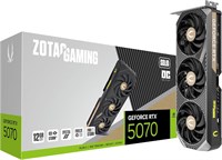 Игровая видеокарта ZOTAC Gaming GeForce RTX 5070 Solid OC DLSS 4 12 ГБ GDDR7 192-бит 28 Гбит/с PCIE 5.0, охлаждение IceStorm 2.0, подсветка Spectra RGB, ZT-B50700J-10P 1000008627