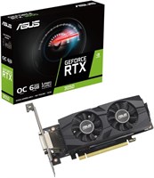 ASUS GeForce RTX 3050 OC (6 ГБ GDDR6/PCI Express 4.0/1500 МГц/14000 МГц/низкий профиль) 1000008628