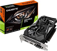 Видеокарта Gigabyte Geforce GTX 1650 D6 Windforce Oc 4G (Rev. 2.0), компактный размер 172 мм, 4 ГБ 128-битной памяти GDDR6, видеокарта Gv-N1656Wf2Oc-4Gd Rev2.0 1000008636