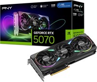 Видеокарта PNY GeForce RTX™ 5070 12 ГБ ARGB OC Triple Fan DLSS 4 1000008638