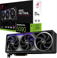 Игровая видеокарта ASUS ROG Astral GeForce RTX™ 5090 OC Edition (PCIe® 5.0, 32 ГБ GDDR7, HDMI®/DP 2.1, 3,8-слотовый, конструкция с 4 вентиляторами, вентиляторы Axial-tech, запатентованная испарительная камера, термопрокладка графического процессора с фазо 1000008669