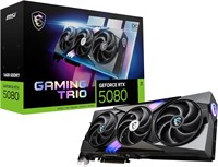 Видеокарта MSI Gaming RTX 5080 16G Gaming Trio OC (16 ГБ GDDR7, 256-бит, Extreme Clock TBD МГц, DisplayPort x 3 2.1a, HDMI 2.1b, архитектура NVIDIA Blackwell) 1000008675