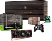 Комплект из видеокарты MSI Gaming RTX 4060 Ti 8G x GC30 Monster Hunter Edition + контроллера GC30 (NVIDIA RTX 4060 Ti, 128-бит, Boost Clock: 2535 МГц, 8 ГБ GDRR6 18 Гбит/с, HDMI/DP) 1000008684