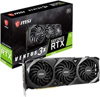 Игровая видеокарта MSI GeForce RTX 3090 VENTUS 3X 24G OC — 24 ГБ GDDR6X, 1725 МГц, PCI Express Gen 4, 384 бит, 3x DisplayPort v1.4a, HDMI 2.1 1000008707