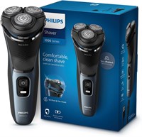 Электробритва Philips для мужчин, технология SkinProtect, влажное и сухое бритье, плавающие головки 5D, 27 самозатачивающихся лезвий, откидной триммер, беспроводная, водонепроницаемая, S3144/03 (новая модель) 1000008793
