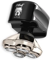 Skull Shaver Pitbull Gold PRO Head and Face Shaver: превосходный набор для ухода за головой для мужчин, электробритва премиум-класса 5-в-1 для лысой головы, легкое бритье на влажной и сухой основе 1000008799
