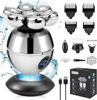 LCLALAY Electric Head Shaver Upgrade, мужская бритва 6-в-1 с 7 головками, многофункциональная бритва для лысых мужчин, беспроводной аккумуляторный дорожный триммер для ухода за волосами 1000008826