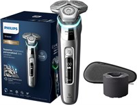 Бритва Philips S9985/50 | Для влажного и сухого бритья | Технология Smart SkinIQ для чистого и комфортного бритья | Гибкие головки, датчик давления | 60 минут автономной работы, дорожный футляр в комплекте 1000008836