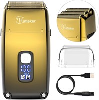 Электробритва MAKINGTEC с тремя лезвиями, беспроводной, точный, аккумуляторный, триммер для бороды, моющийся, USB, бритва для мужчин, бритва-триммер для бритья лысой головы, водонепроницаемая, подходит для влажного и сухого бритья (золотистый) 1000008848
