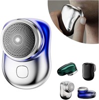 Портативная электробритва Ontwno Mini-Shave, новинка 2023 года, мини-электробритвы для мужчин, аккумуляторная бритва, простое управление одной кнопкой, подходит для дома, путешествий на машине, Дня отца, подарка на День матери 1000008933
