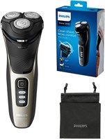 Philips Shaver Series 3000 — электрическая бритва для мужчин с функцией влажного и сухого бритья, складным триммером и дорожной сумкой (модель S3230/52) 1000008938