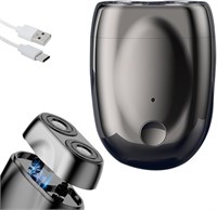 Электробритва Ninnyi Dual Head Mini для мужчин, аккумуляторная водонепроницаемая магнитная бритва для путешествий, дома и деловых поездок 1000008963