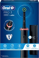 Электрическая зубная щетка Oral-B Pro Clean 3 3000 с дорожным футляром, черного цвета, аккумуляторная, со встроенным таймером 1000009231