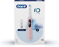 Электрическая аккумуляторная зубная щетка Oral-B iO6, 1 розовая ручка с революционной технологией iO, 5 режимов, 1 дорожный футляр 1000009251