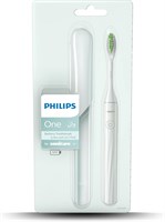 Зубная щетка Philips Sonicare на батарейках | 2 минуты Smartimer и Quadpacer | Элегантная и легкая | Дорожный футляр | Зубная щетка на батарейках | Мягкая щетина | 90 дней работы от одной батарейки AAA | Мятно-голубой | HY1100/03 1000009256