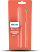 Зубная щетка Philips на батарейках от Sonicare | 2 минуты Smartimer и Quadpacer | Элегантная и легкая | Дорожный футляр | Зубная щетка на батарейках | Мягкая щетина | 90 дней работы от одной батарейки AAA | Miami Coral | HY1100/01 1000009275