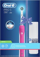 Oral-B Pro 1 750 Elektrische Zahnb?rste f?r eine gr?ndliche Reinigung, Reise-Etui, розовый 1000009313