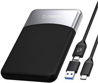 Внешний твердотельный накопитель ORICO 512 ГБ с кабелем USB-C «2 в 1», портативный твердотельный накопитель USB 3.2 Gen 1 со скоростью передачи данных до 460 МБ/с, защита от пыли и падений, надежное хранилище для смартфонов, ПК, планшетов и ноутбуков с по 1000009342