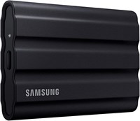 Портативный твердотельный накопитель SAMSUNG T7 Shield USB 3.2 1 ТБ, водонепроницаемый IP65, внешний SSD, совместимый с ПК/Mac/Android/игровыми консолями, MUPE1T0S/AM, 2023, черный, MU PE1T0S/AM, T7 Shield SSD 1000009360