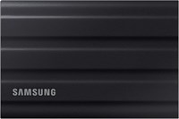 Портативный твердотельный накопитель Samsung T7 Shield 4 ТБ, внешний USB 3.2 Gen2, черный, скорость до 1050 МБ/с, прочный, защита от воды и пыли IP65, для фотографов, создателей контента и игр, совместим с Mac, MU-PE4T0S 1000009373