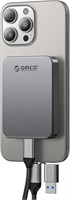 Портативный магнитный SSD-накопитель ORICO 2 ТБ, металлический корпус, скорость до 460 МБ/с, кабель USB C&A 2 в 1, внешний SSD-накопитель, совместимый с iPhone 15/16 Pro, планшетом, компьютером - K5PLUS 1000009381