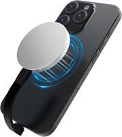 Магнитный PSSD-накопитель Aiffro P10 1 ТБ, портативный твердотельный накопитель MagSafe для iPhone, скорость до 2000 МБ/с, тип C, SM2320, USB 3.2 Gen 2x2 20 Гбит/с, подключение — портативное магнитное внешнее твердотельное решение (серебристый, 1 ТБ) 1000009400