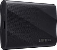 SAMSUNG T9 1 ТБ, портативный твердотельный накопитель, до 2000 МБ/с, USB 3.2 Gen 2x2 (20 Гбит/с), NVMe, прочный, для фотографов, создателей контента и игр, внешний твердотельный накопитель (MU-PG1T0B/AM) 1000009401