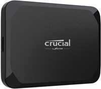 Портативный твердотельный накопитель Crucial X9 2 ТБ — скорость чтения до 1050 МБ/с — ПК и Mac, легкий и компактный, с 3-месячной подпиской на Mylio Photos+ — внешний твердотельный накопитель USB 3.2 — CT2000X9SSD902 1000009415
