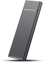 Внешний жесткий диск, большой емкости 2 ТБ, USB 3.0 Type-C, совместимый с ПК, настольным компьютером, ноутбуком, жесткий диск (черный) 1000009450