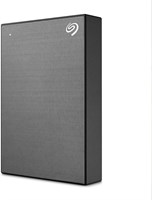 Seagate One Touch с паролем, 2 ТБ, портативный внешний жесткий диск, ПК, ноутбук и Mac, USB 3.0, цвет «серый космос» (STKY2000404) 1000009457