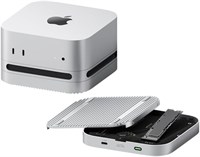 Корпус для твердотельного накопителя Hagibis M.2 NVMe 40 Гбит/с для Mac mini M4/M4 Pro с пылезащитной подставкой, корпус для твердотельного накопителя USB4 с алюминиевым радиатором для Thunderbolt 5/4/3/USB4/3.2/3.1 1000009466