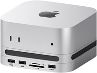 Концентратор Hagibis Mac Mini M4 с корпусом для SSD M.2 и пылезащитной подставкой, док-станция USB-C с корпусом для SSD M.2 NVMe, HDMI 4K при 60 Гц, SD4.0, Micro SD 4.0, USB3.2 10 Гбит/с для Mac mini M4 Pro (MC65+MC65Z) 1000009494